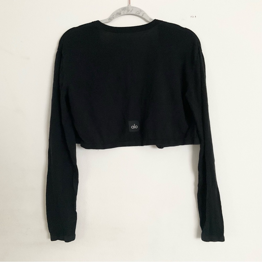 Alo Yoga Supernatural Sweater Cardigan Black S - Picture 10 of 14